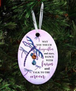 dragonflies ceramic ornament 5580