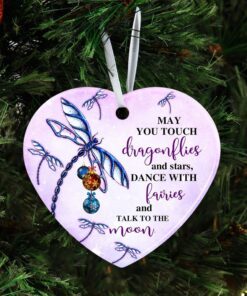 dragonflies ceramic ornament 6552