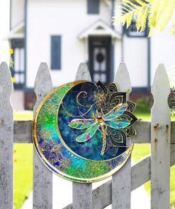 dragonfly hanging metal sign anl152ms 2481