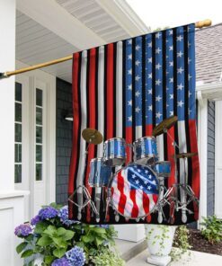 Drummer. American Patriot. Drum US Flag TPT193F