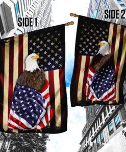 Eagle American Patriot Flag