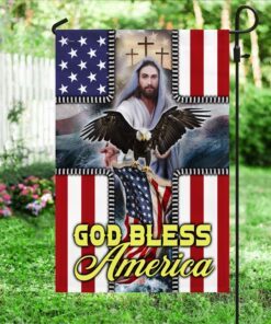 eagle cross flag god bless america ddh3153f 3273