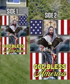 eagle cross flag god bless america ddh3153f 3455