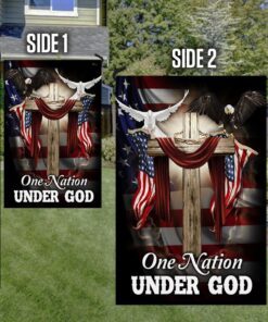 eagle dove cross flag one nation under god ddh3427f 1054