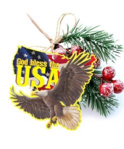 eagle ornament god bless america ttv339o 1831