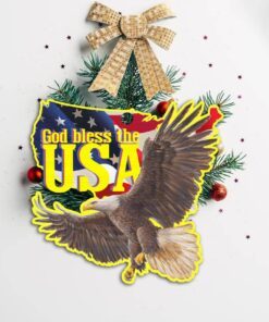 eagle ornament god bless america ttv339o 2292