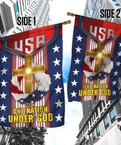 eagle wreath one nation under god american flag lha1623f 3784