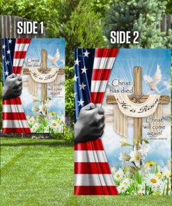 easter christ flag christ has died christ is risen christ will come again lha2073f 3592