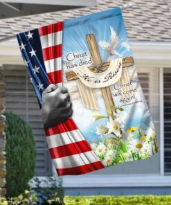 Easter Christ Flag Christ Has Died Christ Is Risen Christ Will Come Again LHA2073F