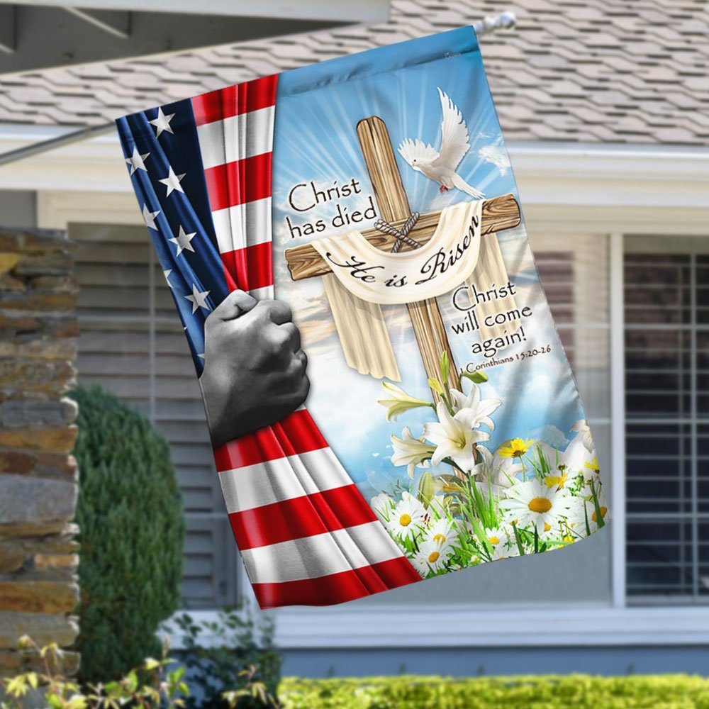 Easter Christ Flag Christ Has Died Christ Is Risen Christ Will Come Again LHA2073F