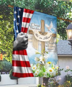 easter christ flag christ has died christ is risen christ will come again lha2073f 8963