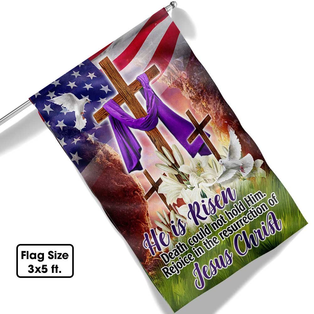 Easter Christian Flag He Is Risen Rejoice In The Resurrection Of Jesus Christ Flag MLN963F - Image 6