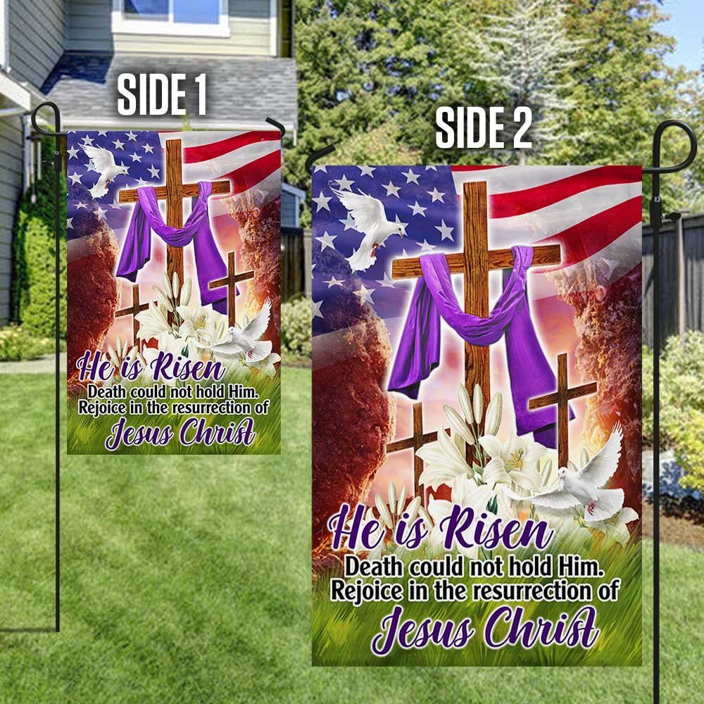 Easter Christian Flag He Is Risen Rejoice In The Resurrection Of Jesus Christ Flag MLN963F - Image 4
