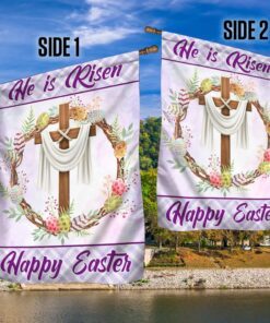 easter cross flag happy easter he is risen flag mln999f 3527