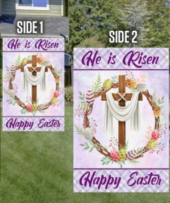 easter cross flag happy easter he is risen flag mln999f 3933