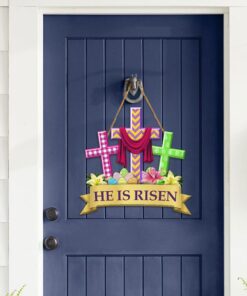 easter decoration custom wooden sign he is risen dbd3229wd 1218