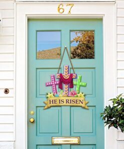 easter decoration custom wooden sign he is risen dbd3229wd 8218