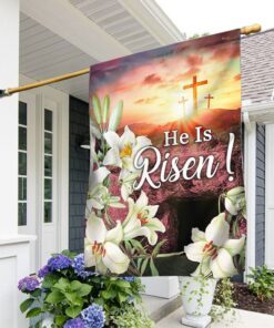 Easter Empty Tomb Flag Jesus Christ Is Risen DBD3377F