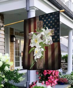 Easter Flag Easter Lily Resurrection Jesus Christ BNV469F