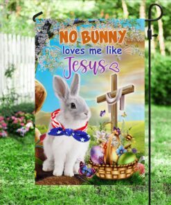 easter flag no bunny loves me like jesus ddh3218f 1742