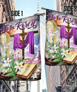 easter jesus christ is risen he is risen flag mlh2311f 1058