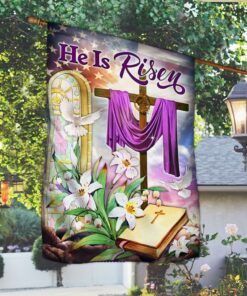 easter jesus christ is risen he is risen flag mlh2311f 1768