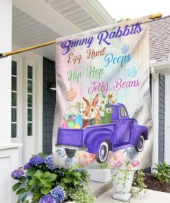 Easter Truck Flag Spring Bunny Happy Easter DBD3477F