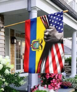 Ecuador USA Flag
