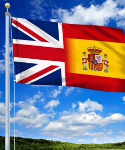 english and spanish grommet flag tqn123gfv1 2806