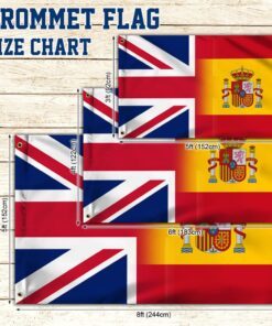 english and spanish grommet flag tqn123gfv1 8134