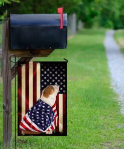 english bulldog american patriot flag 3878