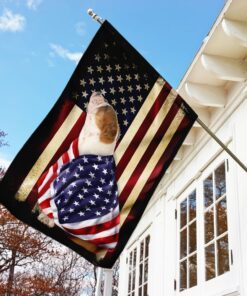 english bulldog american patriot flag 4177