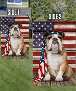 english bulldog flag charming dog ntb216fv34 6143