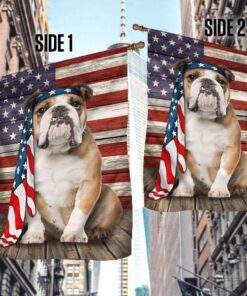 english bulldog flag charming dog ntb216fv34 8460