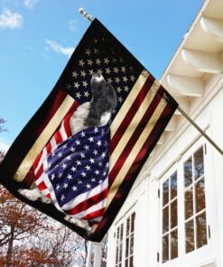 english springer spaniel american patriot flag 1954