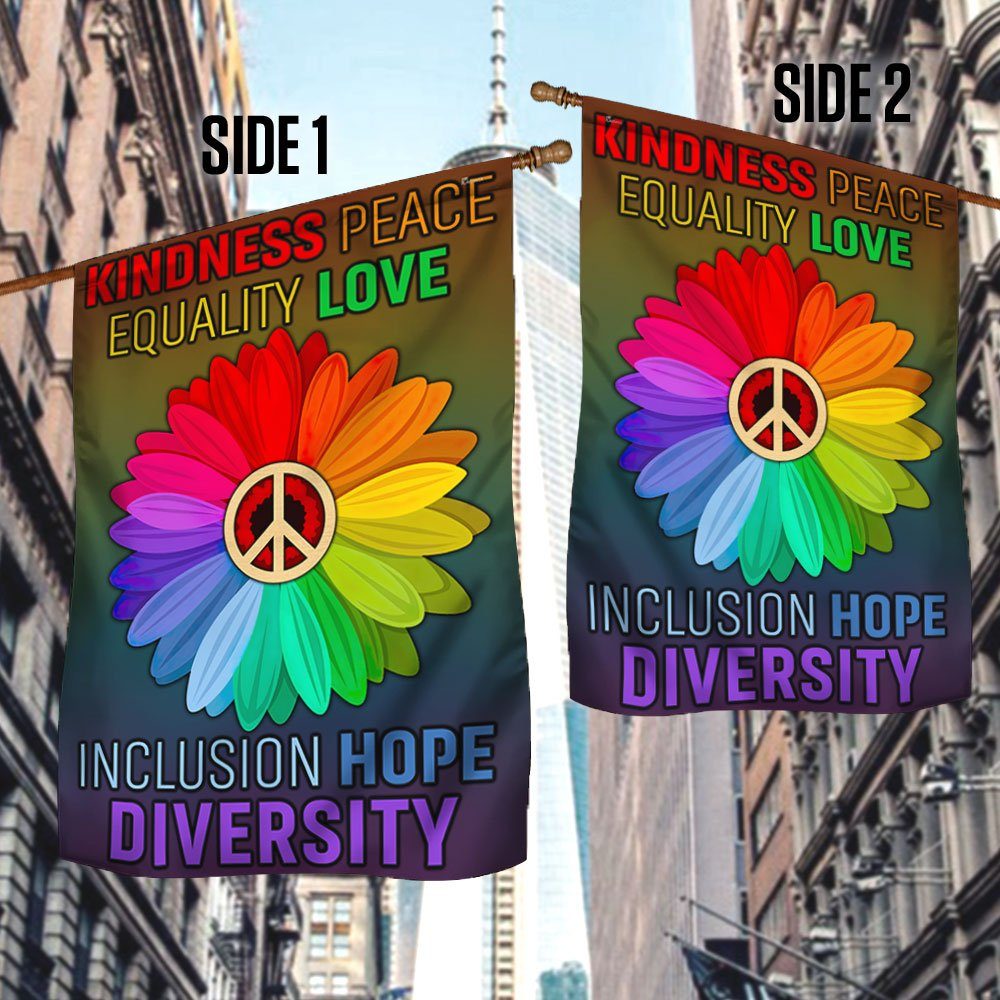 Equality Flag Peace Equality Love Inclusion Hope Diversity Flag QTR276F - Image 3