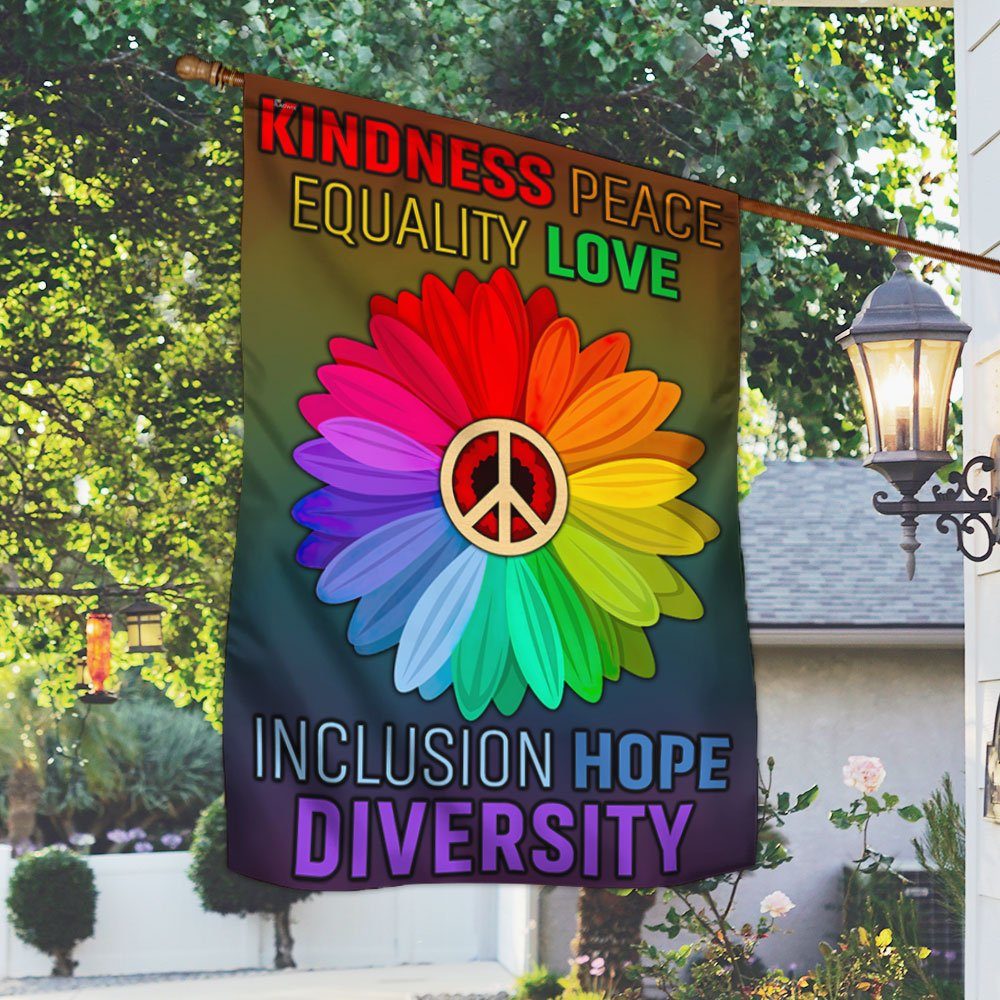 Equality Flag Peace Equality Love Inclusion Hope Diversity Flag QTR276F - Image 2