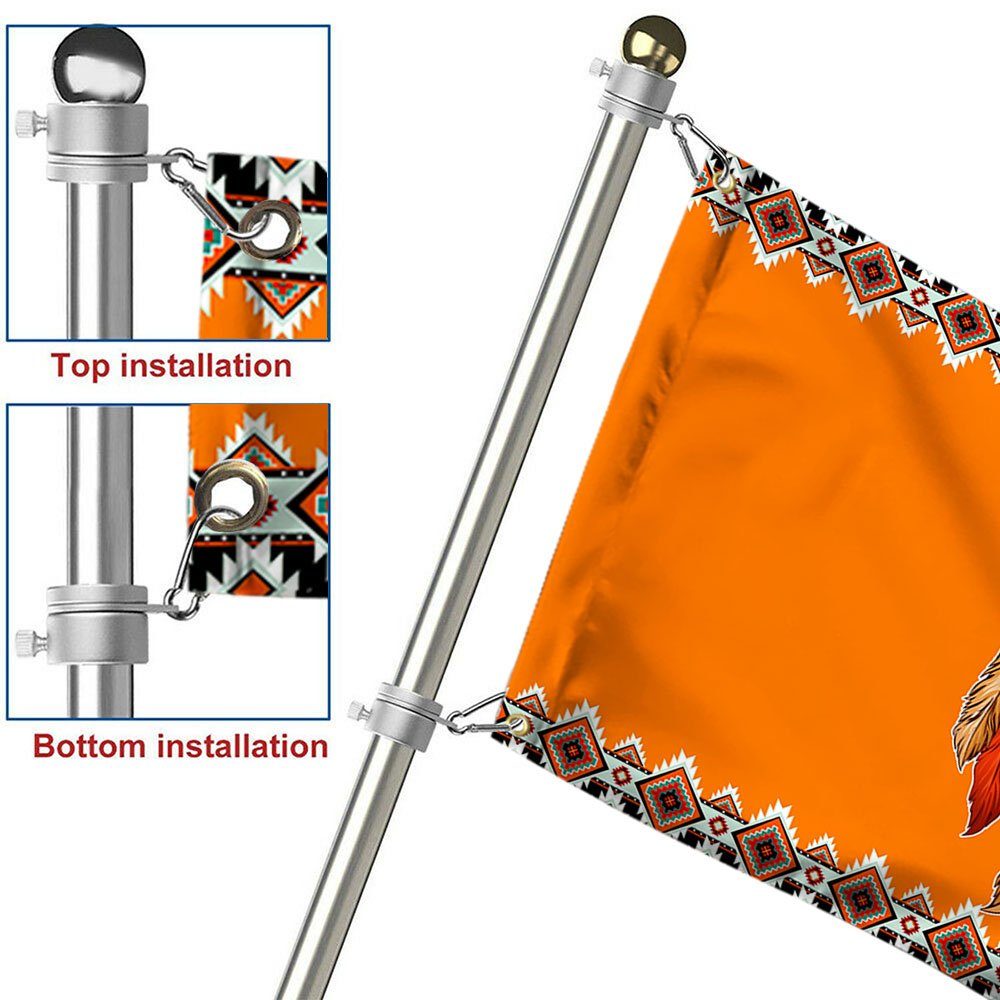 Every Child Matters Flag Orange Day First Nation Grommet Flag QTR215GF - Image 6