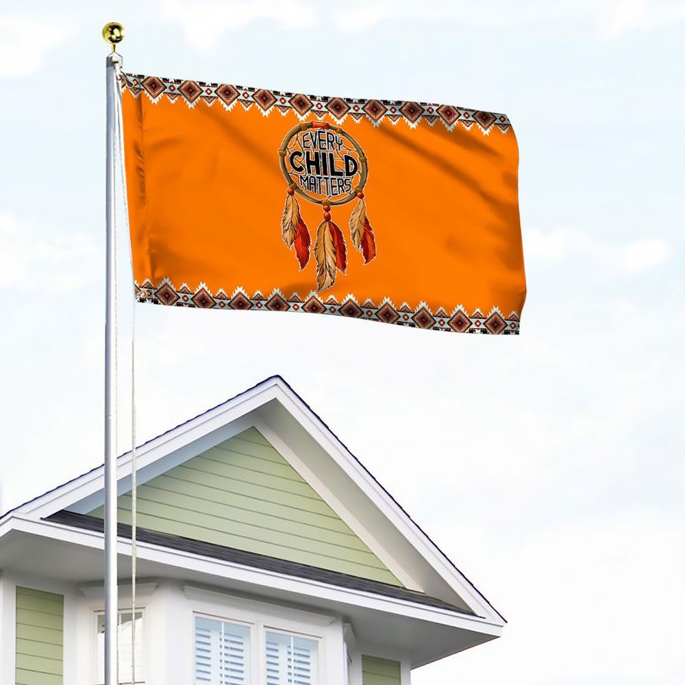 Every Child Matters Flag Orange Day First Nation Grommet Flag QTR215GF - Image 4