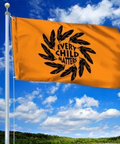 Every Child Matters Flag Orange Day First Nation Grommet Flag QTR279GF