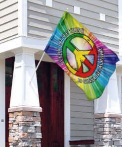 every little thing is gonna be alright hippie flag 4242
