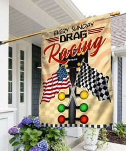 Every Sunday Drag Racing American Flag TPT288F