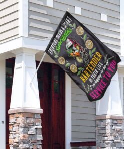 everyone needs a smart sarcastic bartender flag 8349