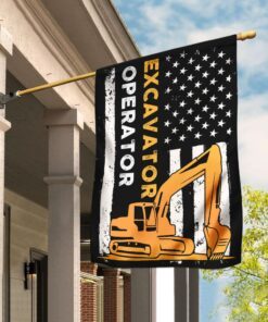 Excavator Operator Flag