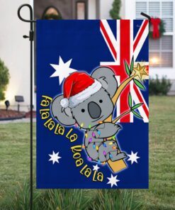 fa la la la la koa la la koala christmas australian flag bnn737f 1119