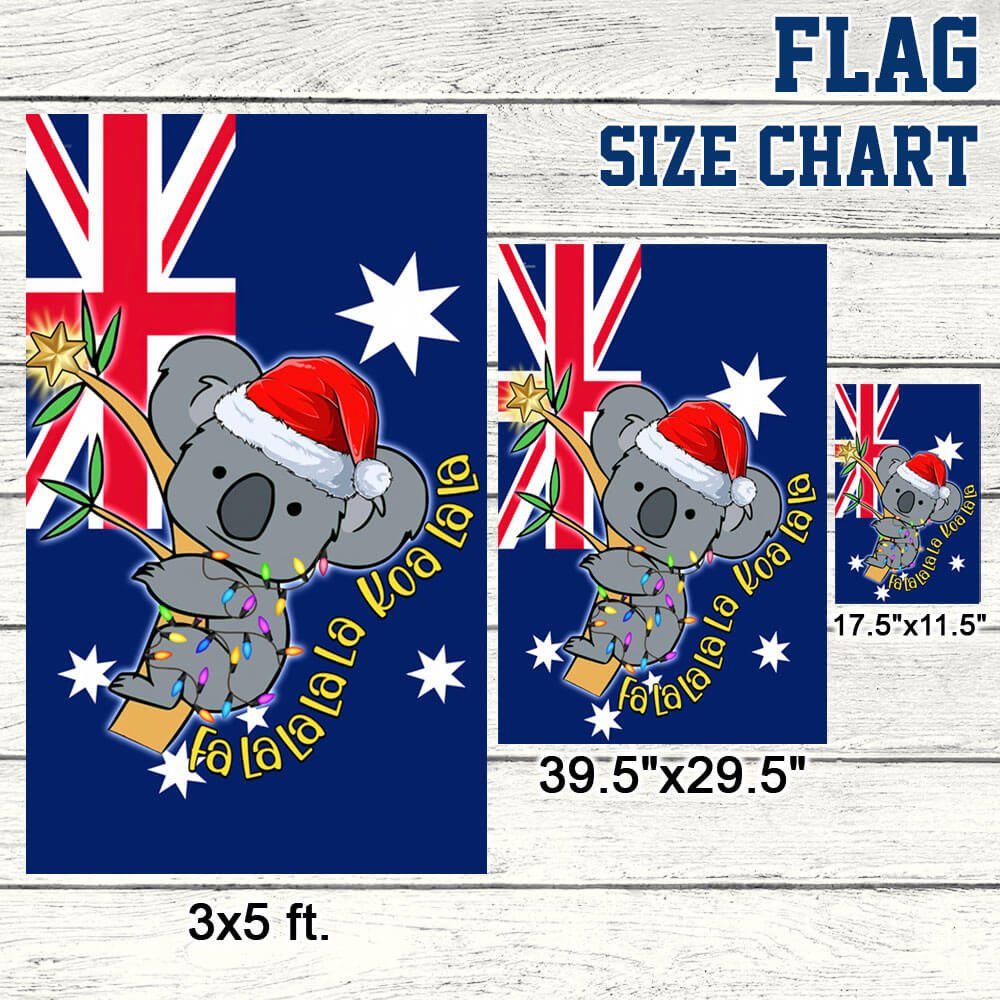 Fa La La La La Koa La La Koala Christmas Australian Flag BNN737F - Image 8
