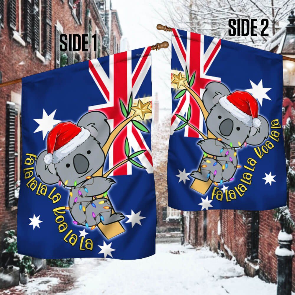 Fa La La La La Koa La La Koala Christmas Australian Flag BNN737F - Image 3