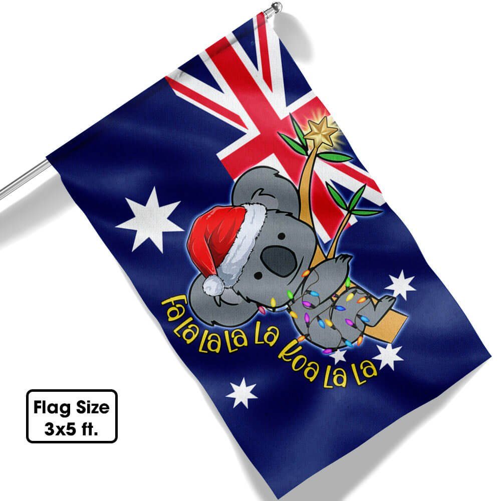 Fa La La La La Koa La La Koala Christmas Australian Flag BNN737F - Image 7