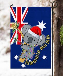 fa la la la la koa la la koala christmas australian flag bnn737f 6875