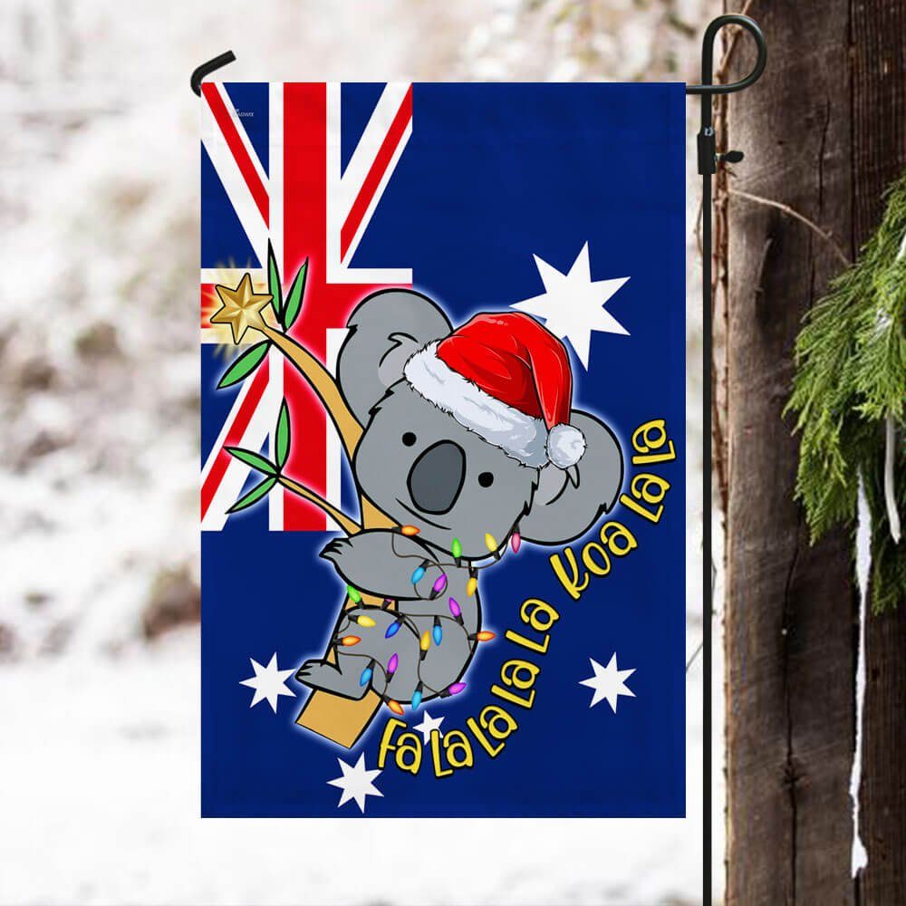Fa La La La La Koa La La Koala Christmas Australian Flag BNN737F - Image 4